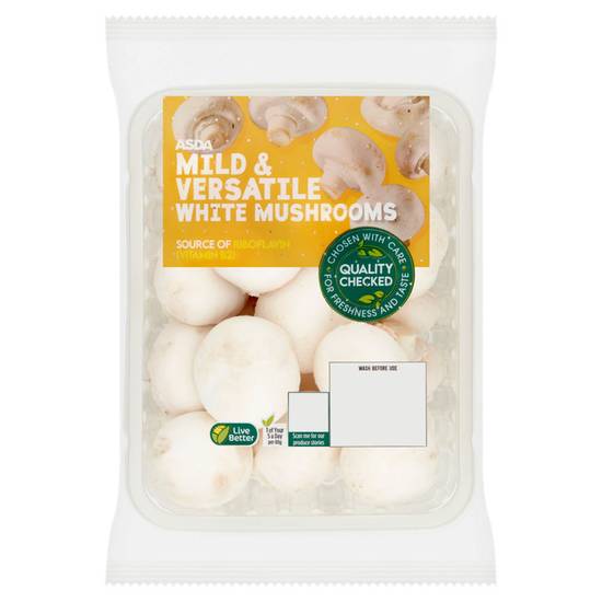 ASDA White Mushrooms 400g