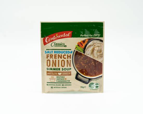 Continental Salt Reduced Simmer Soup French Onion 35g