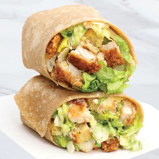Crispy Chicken Caesar Wrap