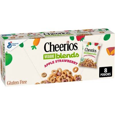 Cheerios Veggie Blends, Apple Strawberry (9.87 oz, 8 ct)