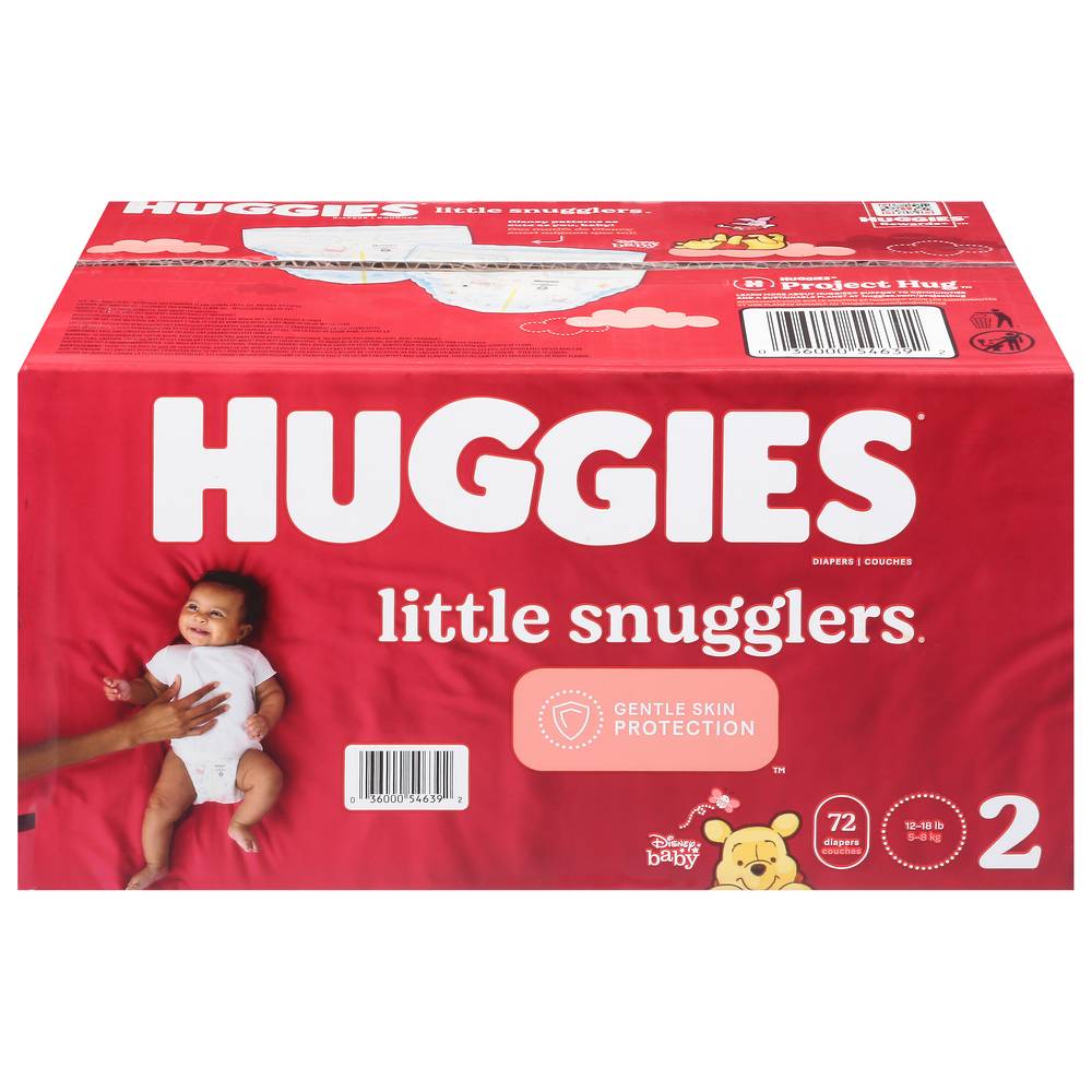 Huggies Little Snugglers Baby Diapers Size 2