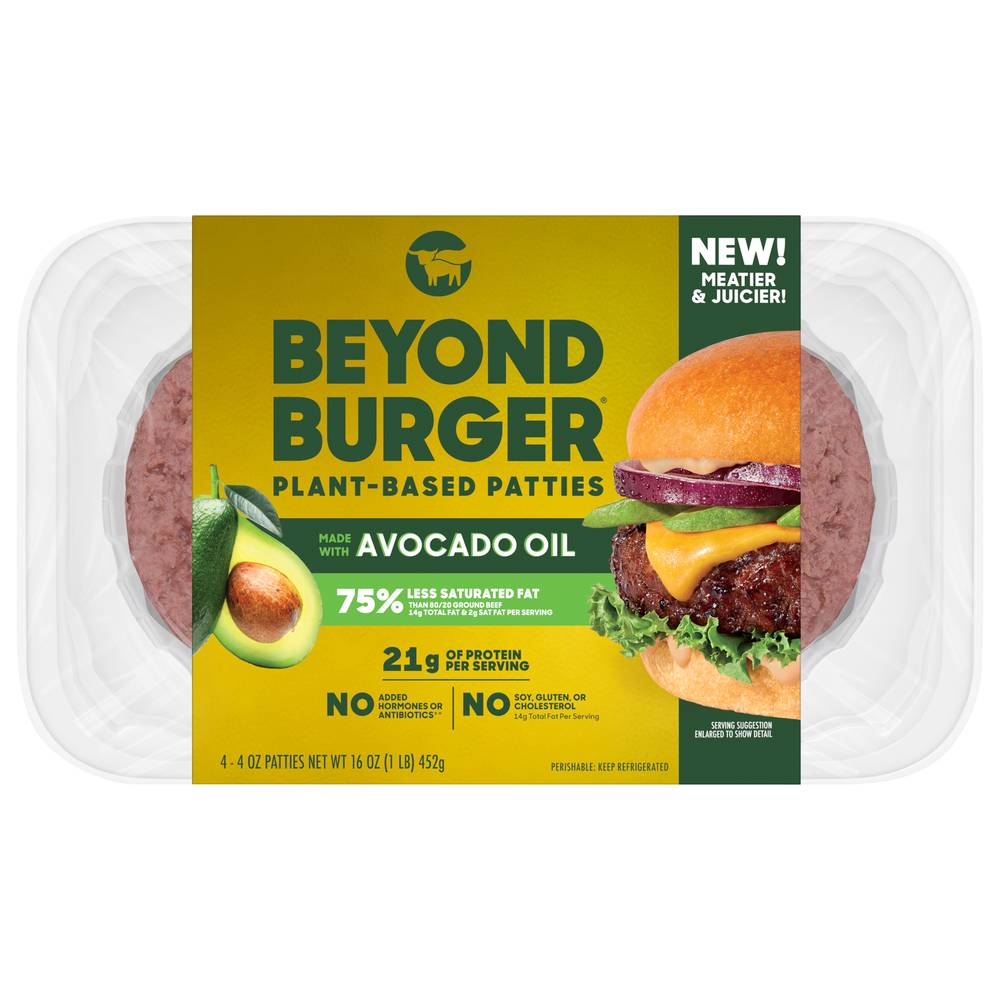 Beyond Meat Plant-Based Burger Patties (4 ct)