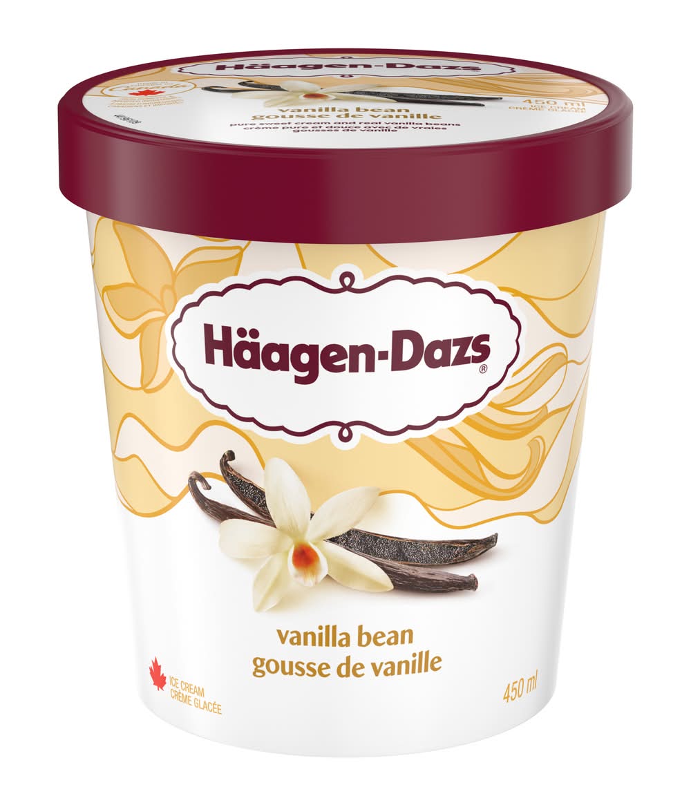 Häagen-Dazs Ice Cream, Vanilla Bean (450 ml)