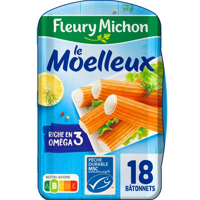 Fleury Michon - Bâtonnet de surimi moelleux