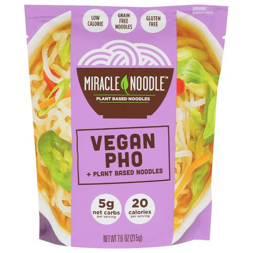 Miracle Noodle Gluten Free Ready-to-Eat Meal, Vegan Pho