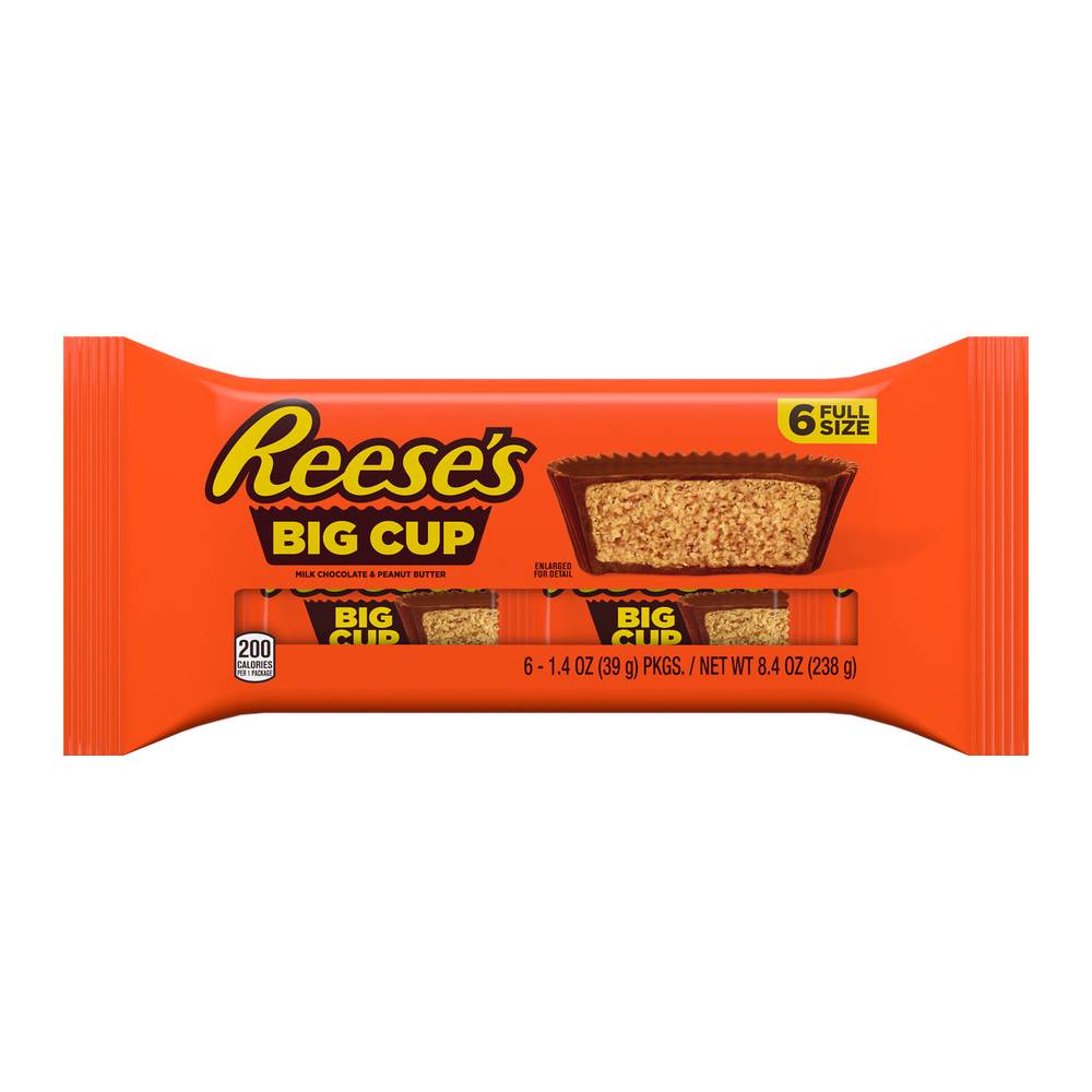 Reese's Big Cup Milk Chocolate & Peanut Butter Cups (8.4 oz)