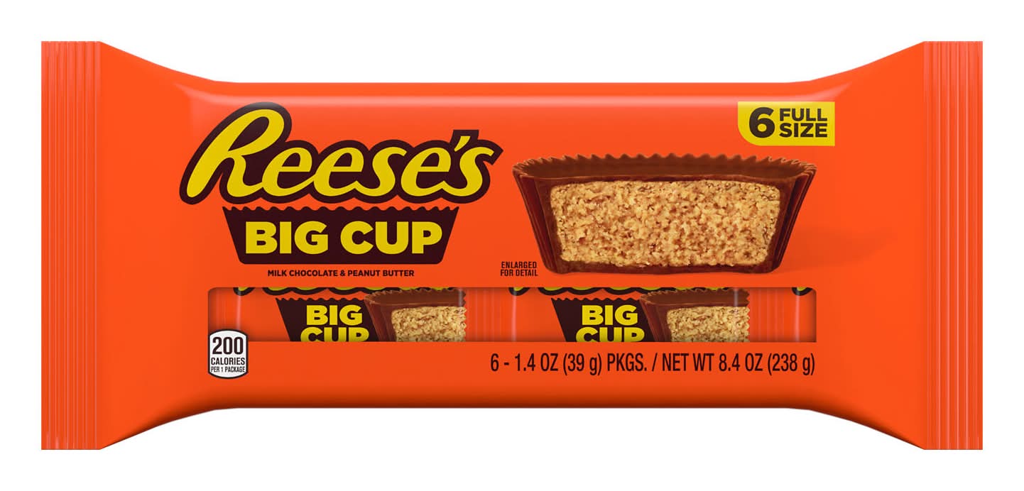 Reese's Big Cup Milk Chocolate & Peanut Butter Cups (1.4 oz)