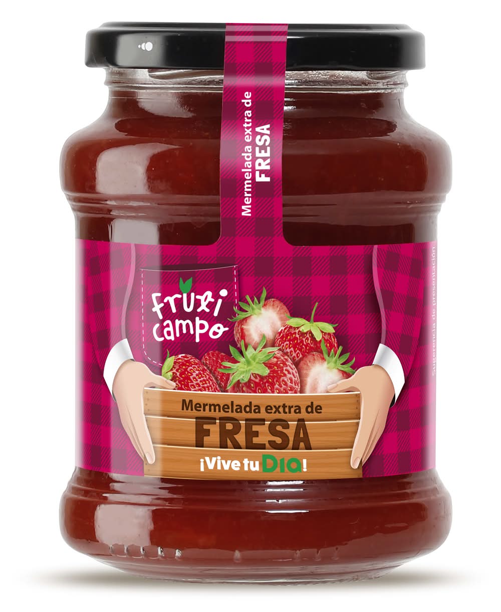 Mermelada De Fresa Extra Fruticampo De Dia Frasco 390 G