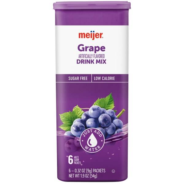 Meijer Grape Drink Mix (6 ct)