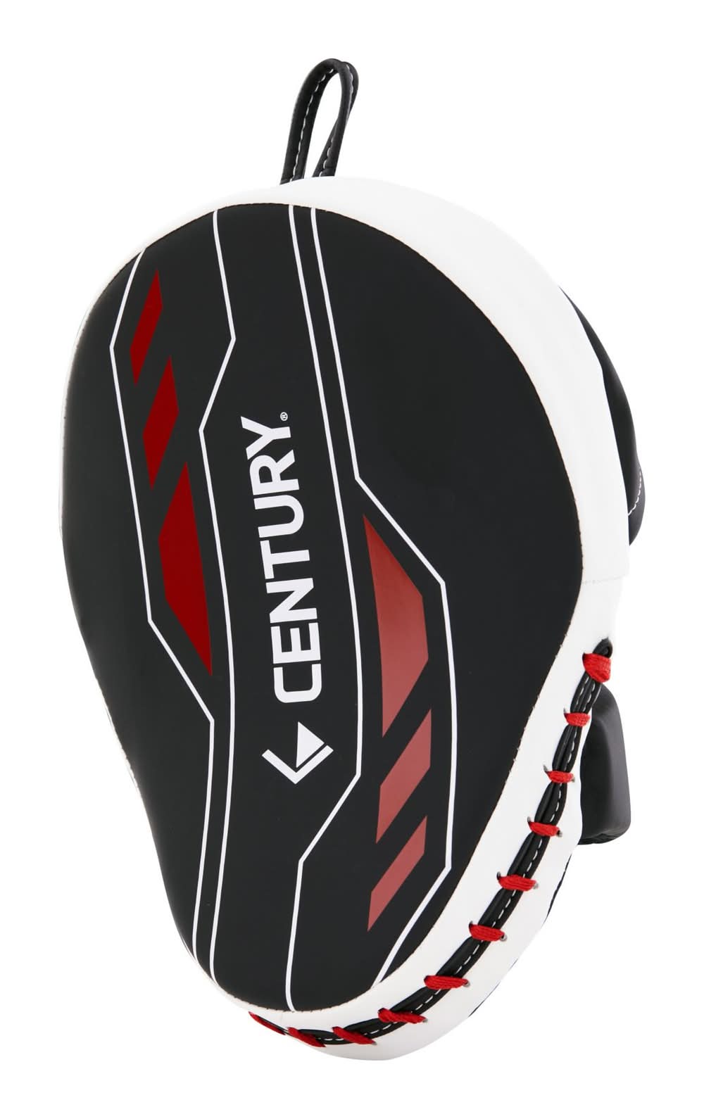 Century BRAVE Curved Punch Mitt (Black/White/Red, One Size)