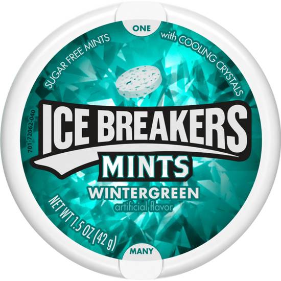 ICE BREAKER Wintergreen Sugar Free Mints 1.5oz