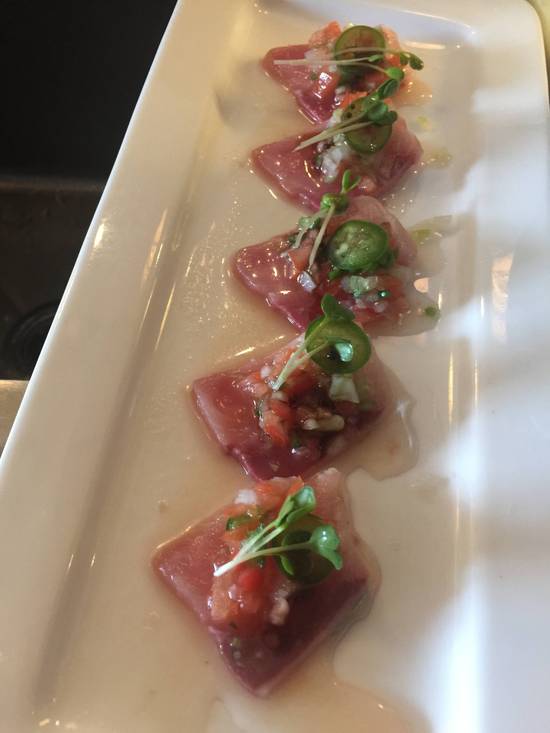 Yuzu Salsa Yellowtail