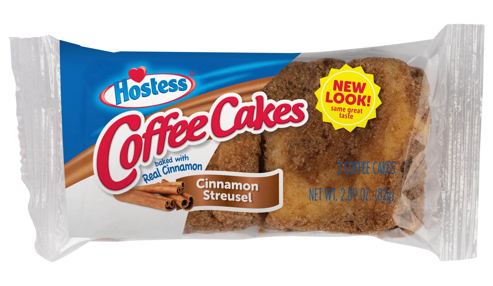 Hostess Coffee Cakes, Cinnamon Streusel (2.89 oz, 2 ct)