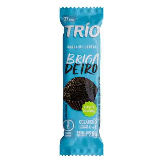 Trio barra de cereal sabor brigadeiro (20g)