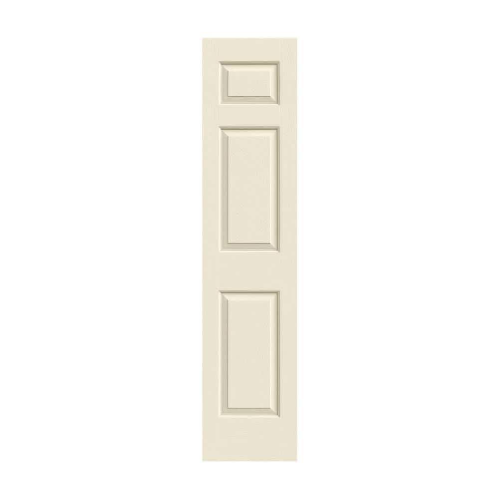 Jeld-Wen 18 In. X 80 In. 3 Panel Colonist Primed Textured Molded Composite Mdf Interior Door Slab