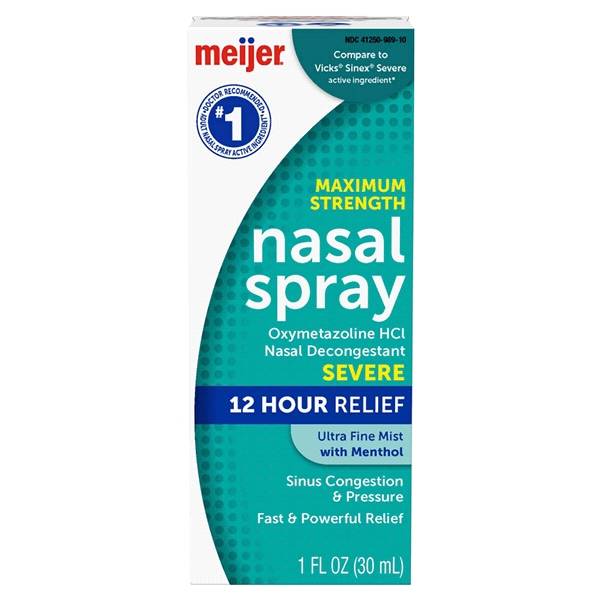 Meijer Maximum Strength 12 Hour Severe Nasal Spray (1 oz)