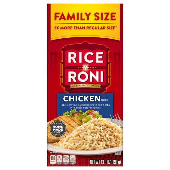 Rice-A-Roni Chicken Flavor Rice Family Size