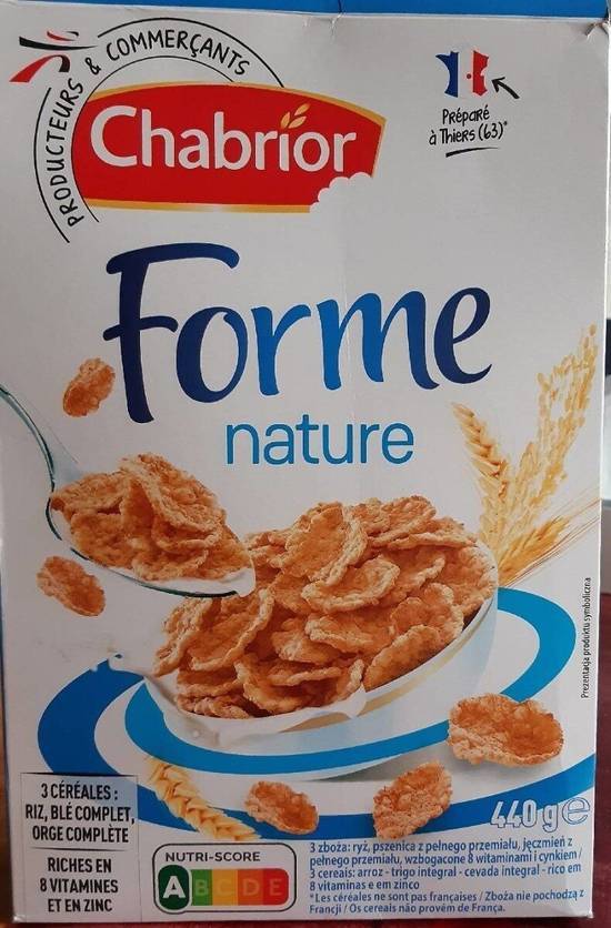 Forme nature - chabrior - 440g