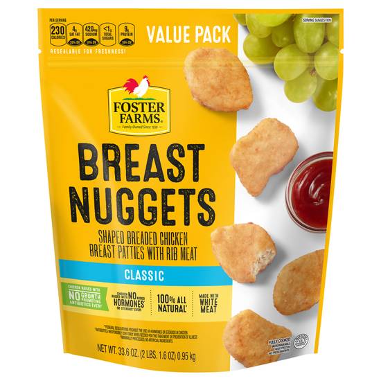 Foster Farms Chicken Breast Nuggets Value pack (33.6 oz)