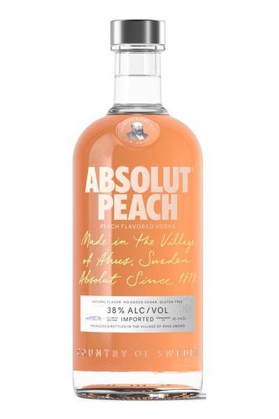 Absolut Peach Vodka (750ml bottle)