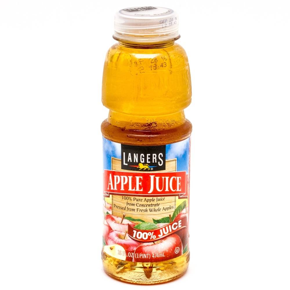 Langers - Apple Juice - 12/16 oz plastic bottles (1X12|1 Unit per Case)