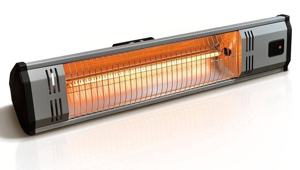 Heat Storm Tradesman 1,500-Watt Electric Outdoor Infrared Quartz Portable Space Heater With Wall/Ceiling Mount And Remote