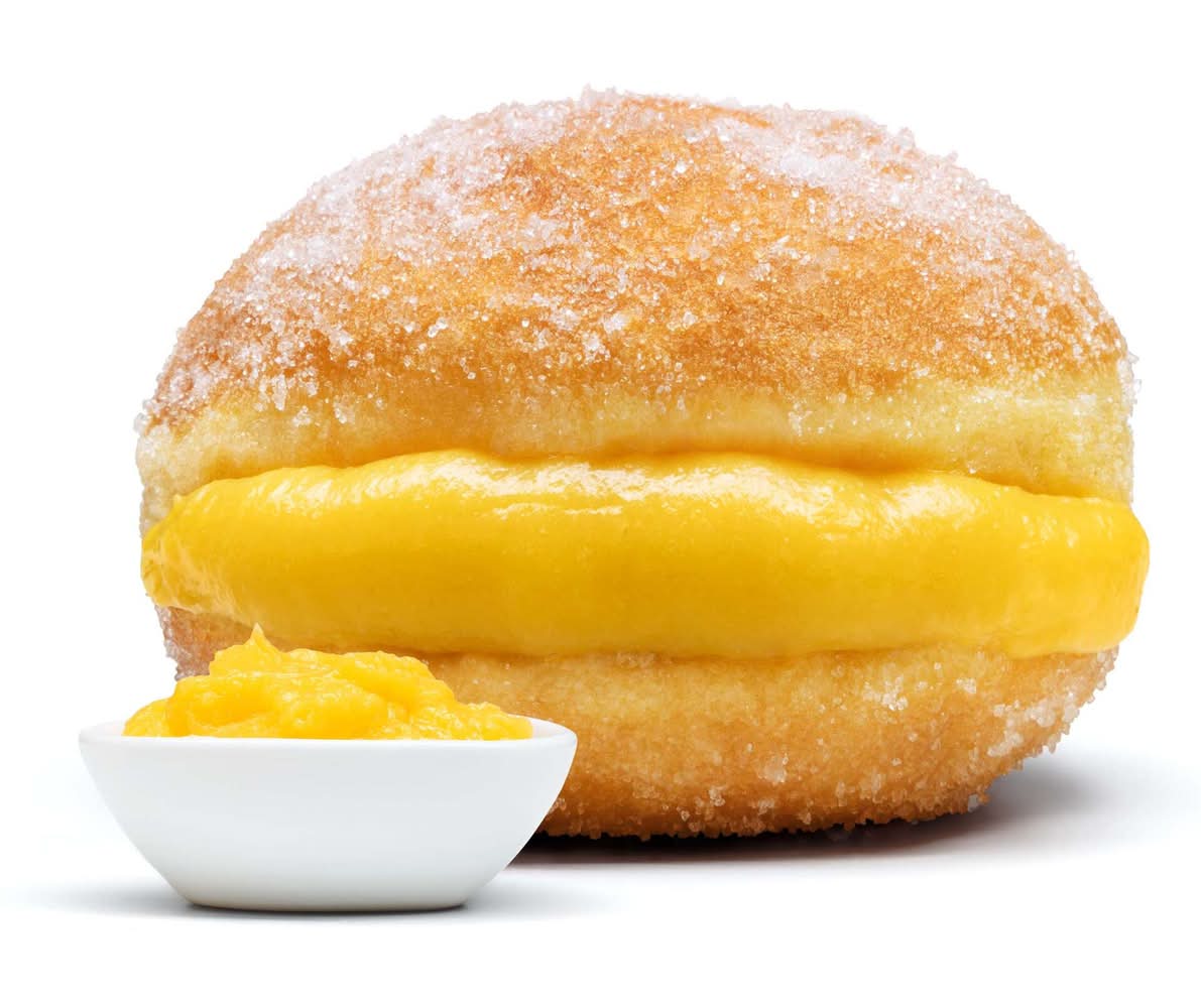 Bola de Berlim Creme de Ovo