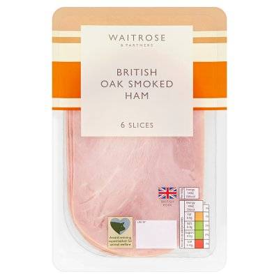 Waitrose British Oak Smoked Ham 6 Slices (115g)