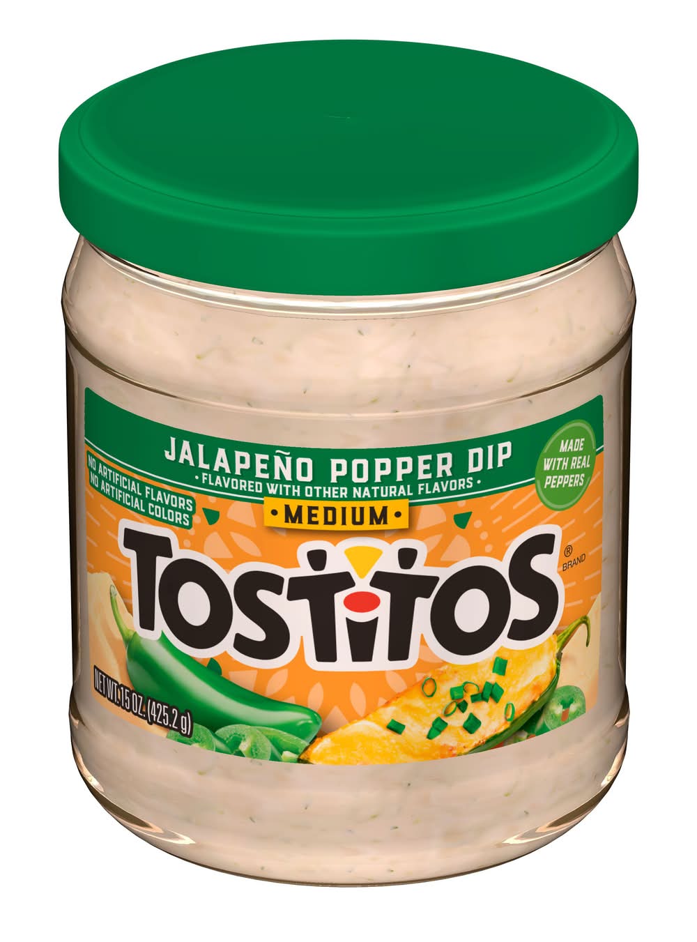 Tostitos Medium Dip, Jalapeno Popper (15 oz)