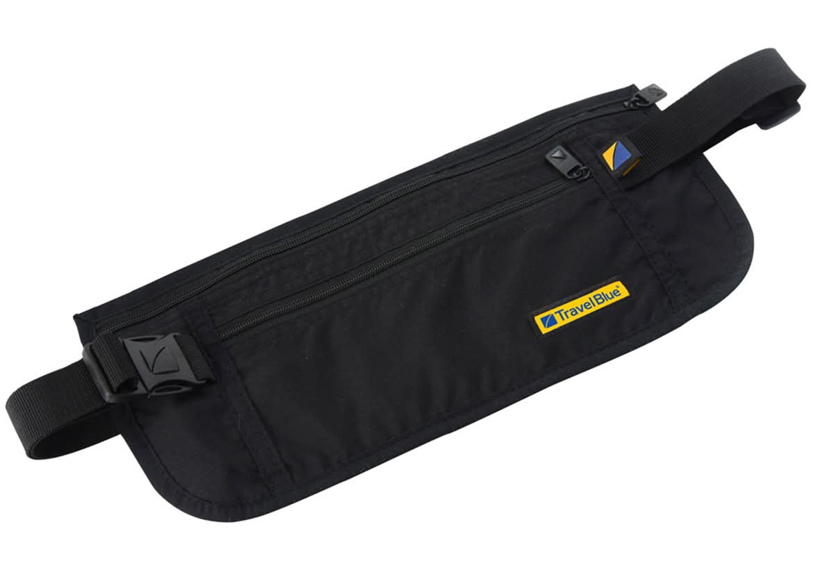 Travel Blue · Cinturón de seguridad para dinero