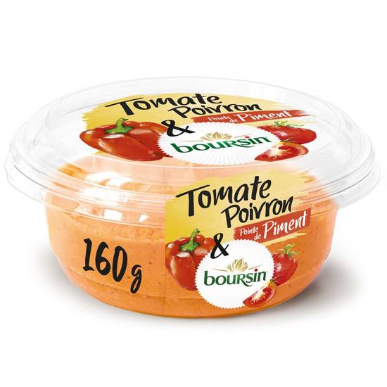 Tartinable fromage tomate poivron Boursin 160g