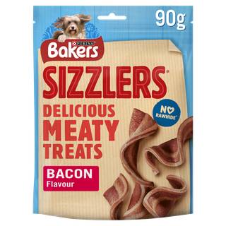 Bakers Dog Treats Bacon Sizzlers 90G