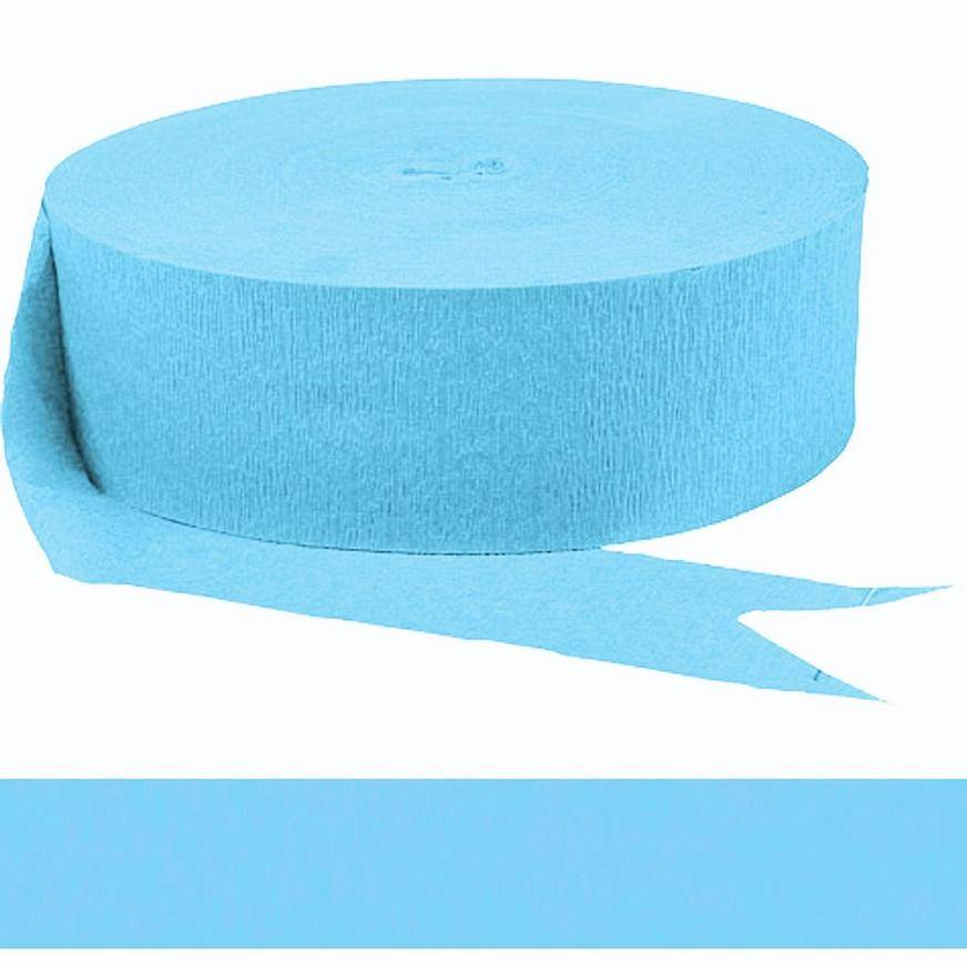 Party City Crepe Paper Streamer (500ft/caribbean blue )