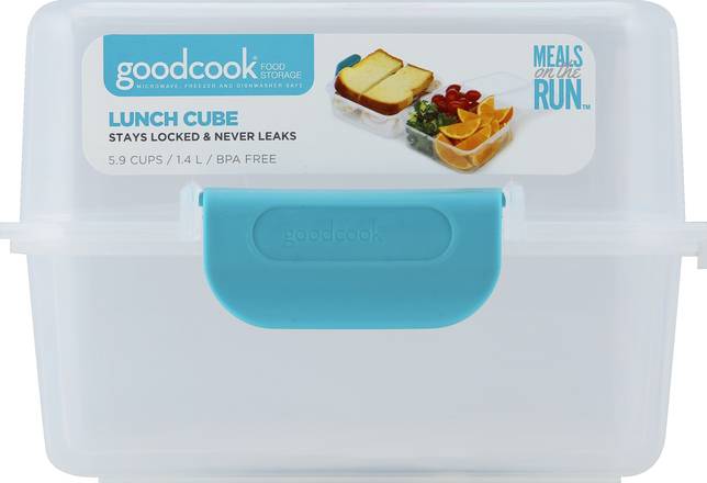 GoodCook Meals on the Run Sandwich Container, Locking Lid