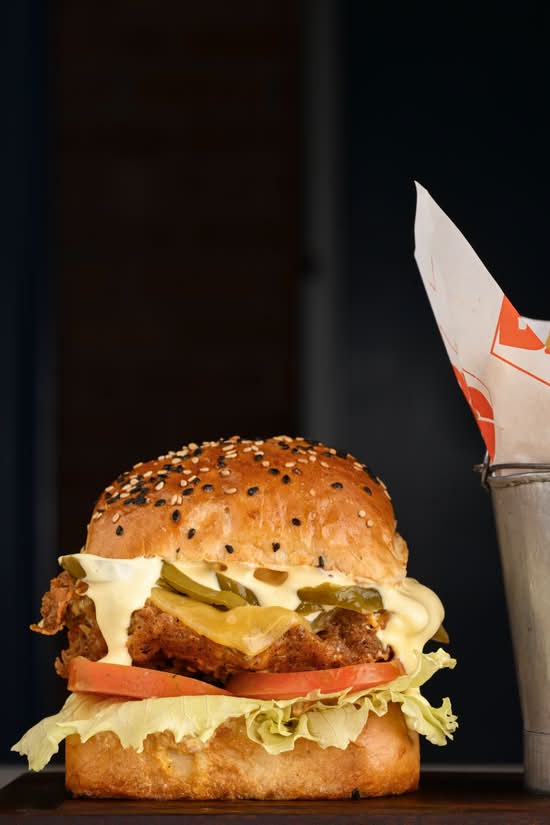 Grilled Chicken Square Burger