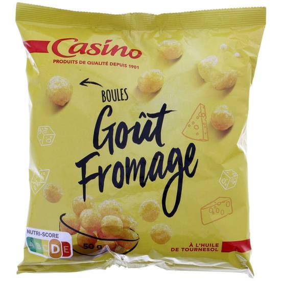 Casino Biscuits apéritifs - Boules - Goût fromage 50 g
