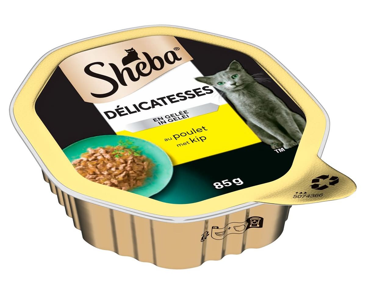 Sheba Délicatesses en Gelée au Poulet 85 g