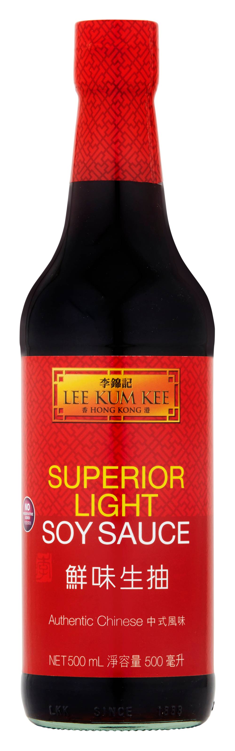 Lee Kum Kee Superior Light Soy Sauce (500mL)