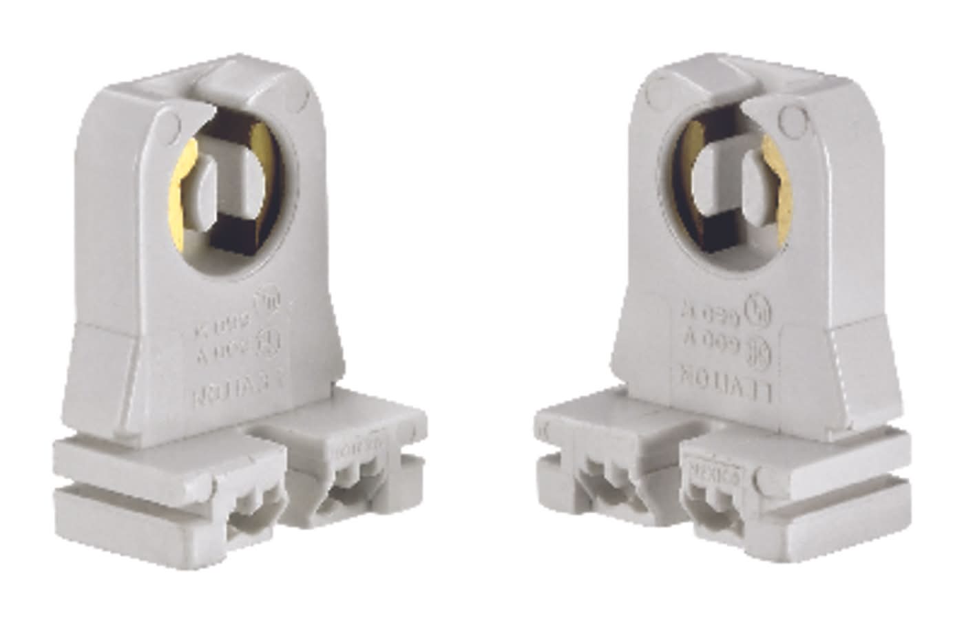 Leviton Thermoset Plastic Fluorescent Pedestal Base Lampholder 1 Pk