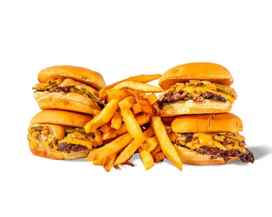 Smash Burger (4) & French Fries