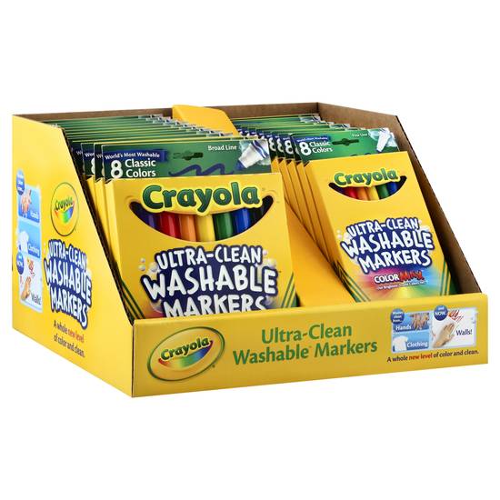 Crayola Ultra-Clean Color Max Washable Markers