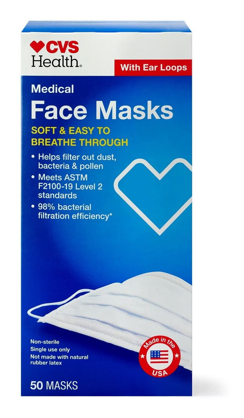 CVS Health Medical Face Masks (50 ct)