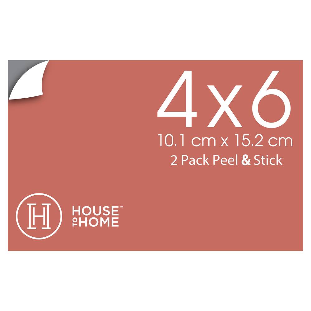 House to Home Peel And Stick Magnet Sheets, 2 ct, 4x6
