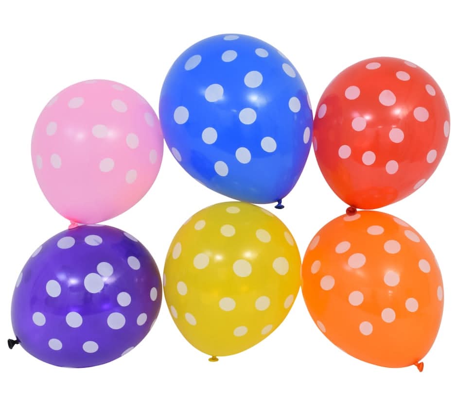 Polka Dot Balloons (12 ct)