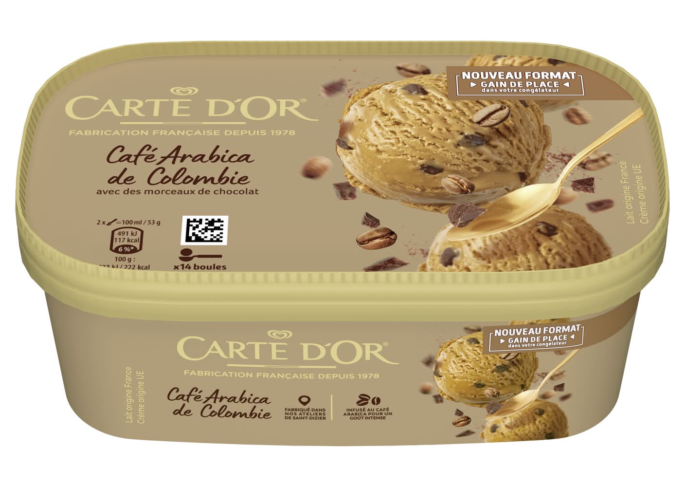 Carte D'Or - Crème glacée, café arabica de colombie (374g)