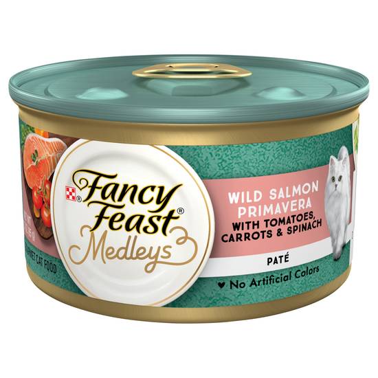 Fancy Feast Wild Salmon Primavera Pate (3 oz)