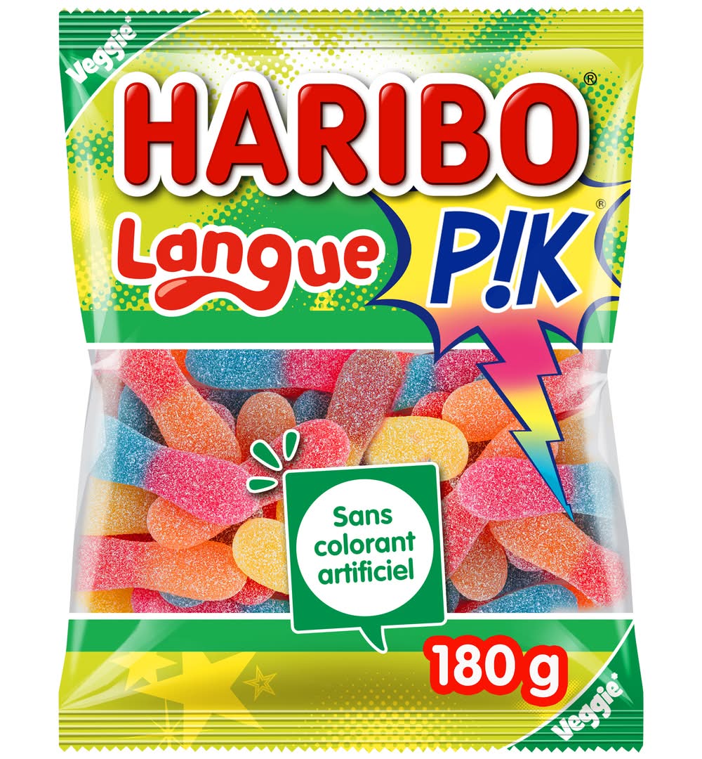Haribo - Confiserie gélifiée acidifiée (180g)