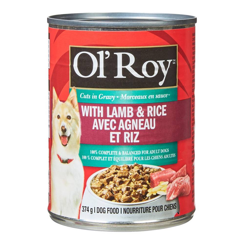 Ol' Roy Cuts in Gravy With Lamb & Rice (374 g)