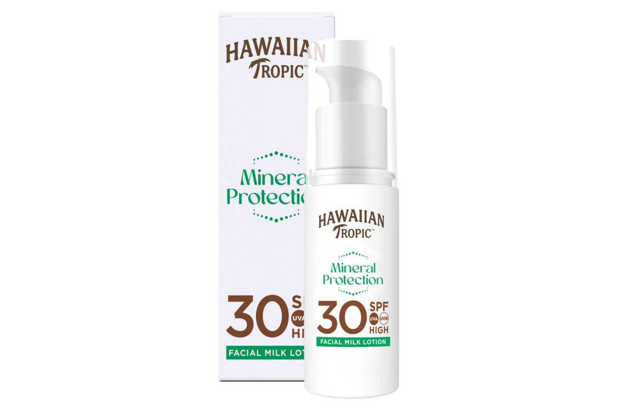 Hawaiian Tropic Mineral Protection Facial Milk Lotion SPF 30 50ml