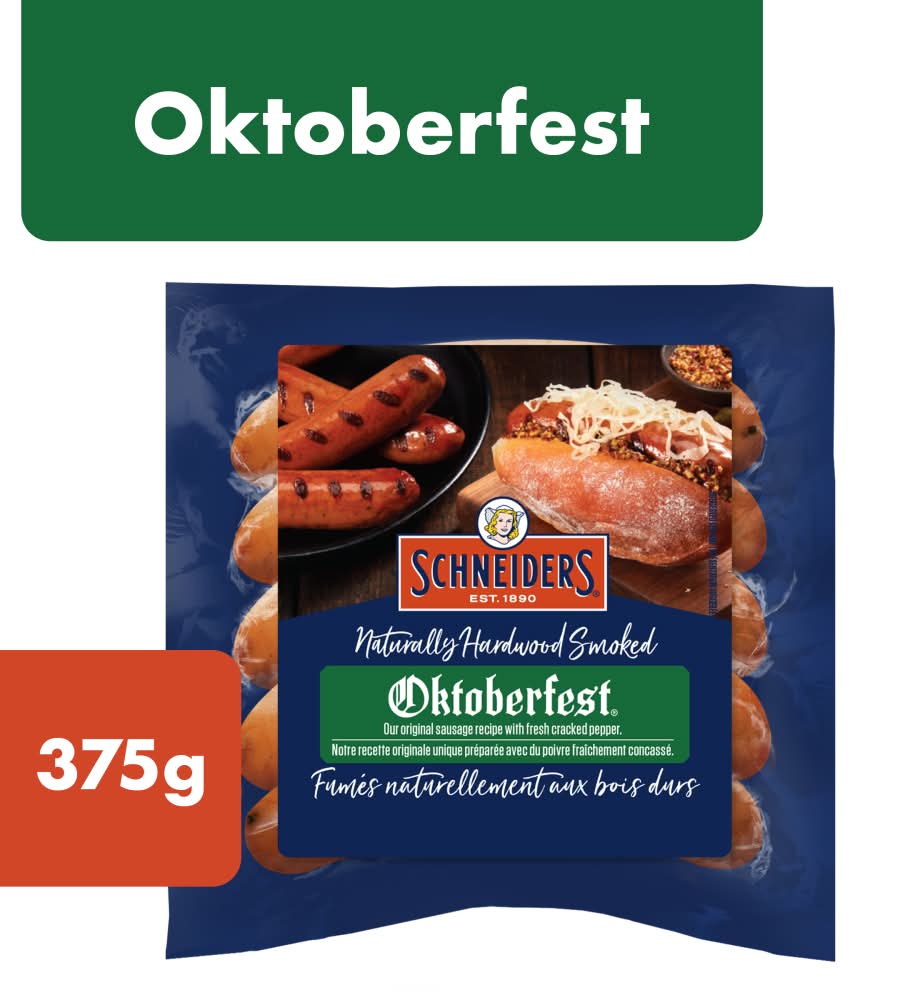 Schneiders Naturally Hardwood Oktoberfest Smoked Sausage (375 g)
